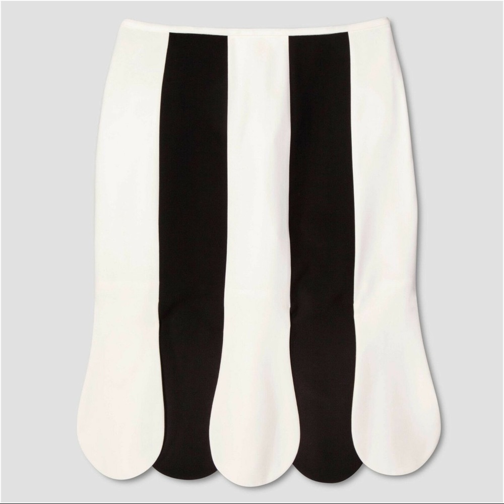 Victoria Beckham black & white skirt 4
